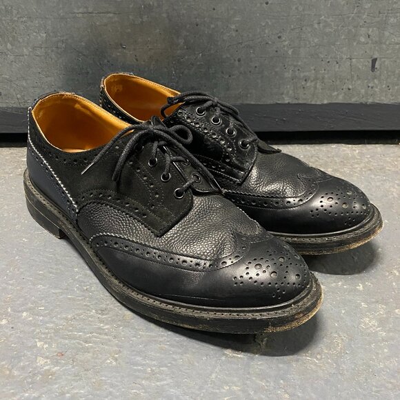 ENGINEERED GARMENTS x TRICKER'S GIBSON Multicolor Multi Leather Derby Shoes - Picture 1 of 12